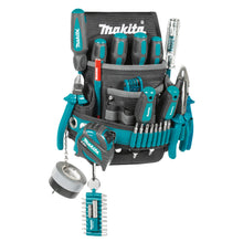 Load image into Gallery viewer, Makita Blue Electricians Screwdriver Tool Work Pouch Holder E-15241