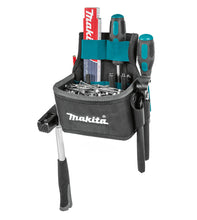 Load image into Gallery viewer, Makita Blue Square Screw Nail Fixing Pouch &amp; Hammer Tool Holder E-15257