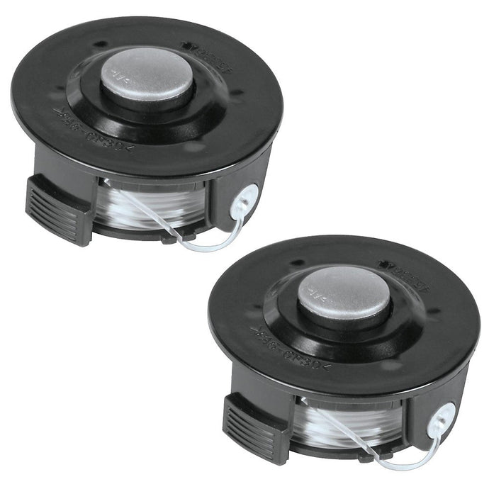 195858-1x2 X2 Makita Grass Trimmer Spool 6m Line Metal Bump Head DUR181Z DUR193Z DUR180