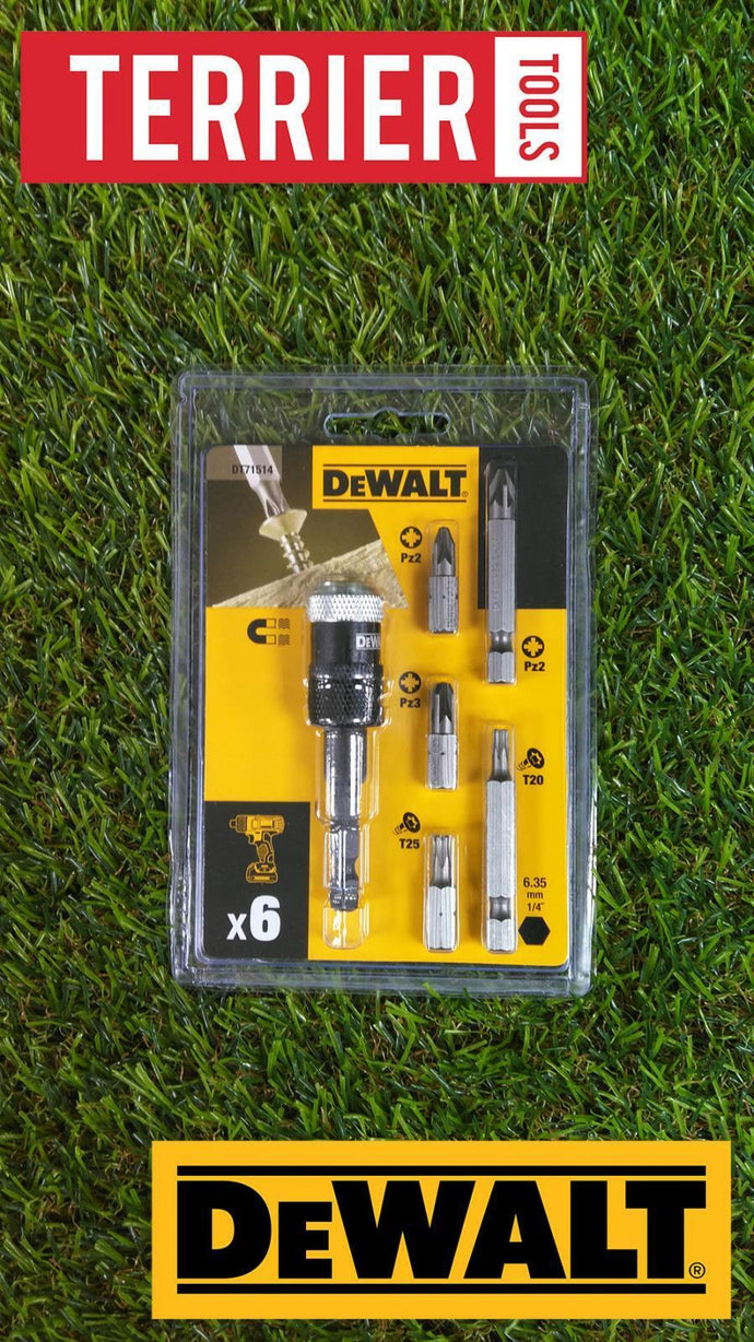 DeWalt DT71514 Rapid Load Magnetic Screwdriver Bit Holder and 5 Bits