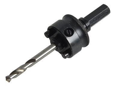 Starrett A2 Quick-Hitch Arbor Fits Hole Saws 32-210mm 1.1/4-inch - 8.9/32-inch and Shank Size 11mm 7/16-inch Hex, AY141