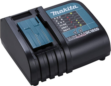 Makita DC18SD 18v Charger Suitable for 14.4v-18v Li-ion Batteries, 18 V, Other, Small