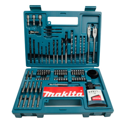 Makita B-53811 Drill & Screwdriver Bit Accessory Set (100 Piece), Multi-Colour, Set of 100